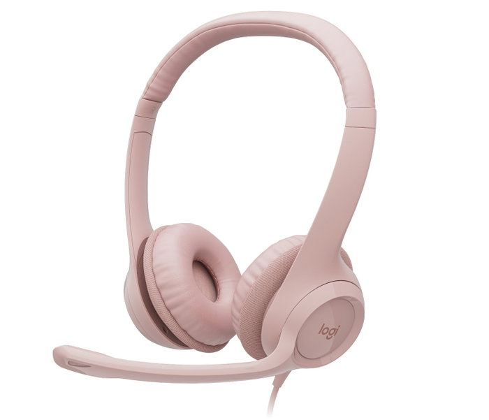 Logitech H390 Auriculares de Diadema USB-A Rosa