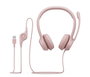 Logitech H390 Auriculares de Diadema USB-A Rosa