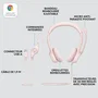 Logitech H390 Auriculares con Micrófono con Cancelación de Ruido, USB-A, Supraaurales, Diadema, Color Rosa