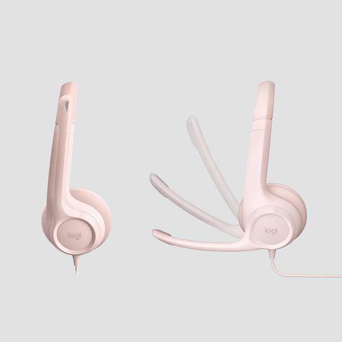 Logitech H390 Auriculares de Diadema USB-A Rosa