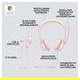 Logitech H390 Auriculares con Micrófono con Cancelación de Ruido, USB-A, Supraaurales, Diadema, Color Rosa