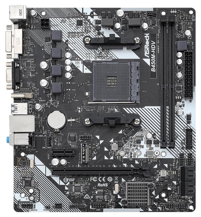 ASRock B450M-HDV R4.0 ASRock B450M-HDV R4.0