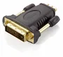 Equip 118908 Adaptador DVI (24+1) Macho a HDMI A Hembra - 1920x1200 Pixeles, Chapado en Oro, Negro