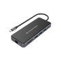 Conceptronic DONN15G Hub USB-C 12-en-1 con HDMI, VGA, Ethernet y PD