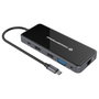 Conceptronic DONN15G Hub USB-C 12-en-1 con HDMI, VGA, Ethernet y PD