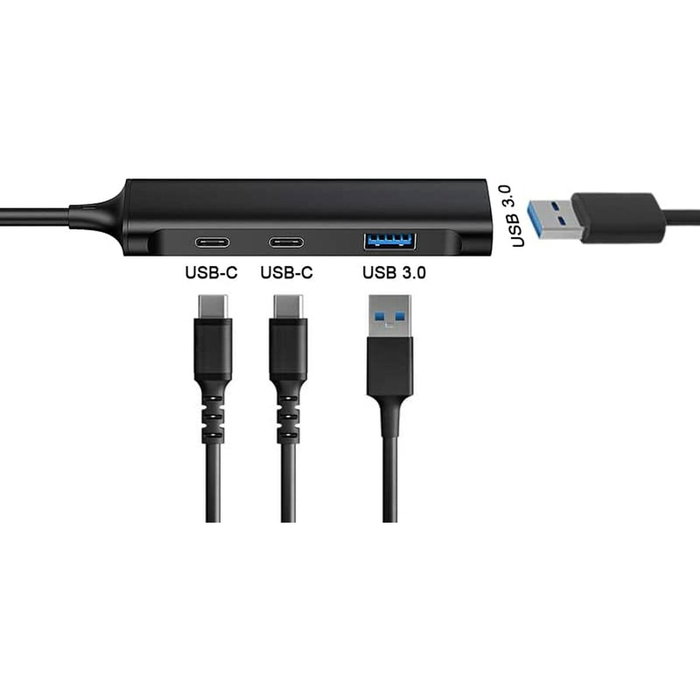 Conceptronic HUBBIES12B Hub USB-C con 4 Puertos (2x USB-C y 2x USB-A) Negro Conceptronic HUBBIES12B Hub USB-C con 4 Puertos (2x USB-C y 2x USB-A) Negro