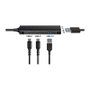 Conceptronic HUBBIES12B Hub USB-C con 4 Puertos (2x USB-C y 2x USB-A) Negro