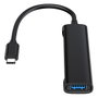 Conceptronic HUBBIES12B Hub USB-C con 4 Puertos (2x USB-C y 2x USB-A) Negro