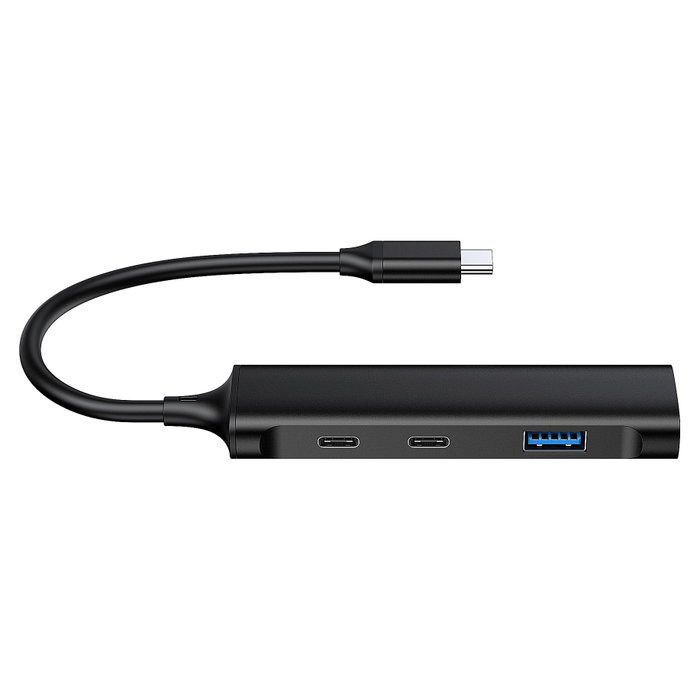 Conceptronic HUBBIES12B Hub USB-C con 4 Puertos (2x USB-C y 2x USB-A) Negro Conceptronic HUBBIES12B Hub USB-C con 4 Puertos (2x USB-C y 2x USB-A) Negro