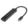 Conceptronic HUBBIES12B Hub USB-C con 4 Puertos (2x USB-C y 2x USB-A) Negro