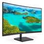 Philips 241E1SCA/00 Monitor LED Curvo VA de 23.6 Pulgadas Full HD (1920x1080) 75Hz, 4ms, AMD FreeSync, Altavoces, HDMI, Antirreflectante, Sin Parpadeo, Modo Low Blue, Negro