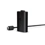 Microsoft Xbox One Play & Charge Kit - Kit de Carga Modular con Cable USB-C y Batería Recargable para Mando Inalámbrico, Color Negro