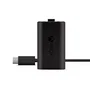 Microsoft Xbox One Play & Charge Kit - Kit de Carga Modular con Cable USB-C y Batería Recargable para Mando Inalámbrico, Color Negro