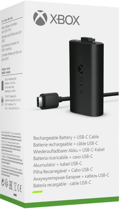 Microsoft Xbox Play & Charge Kit con cable USB Tipo C Microsoft Xbox Play & Charge Kit con cable USB Tipo C