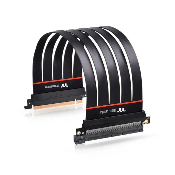 Thermaltake AC-058-CO1OTN-C1 Extensor PCIe 4.0 x16 Negro, 30 cm