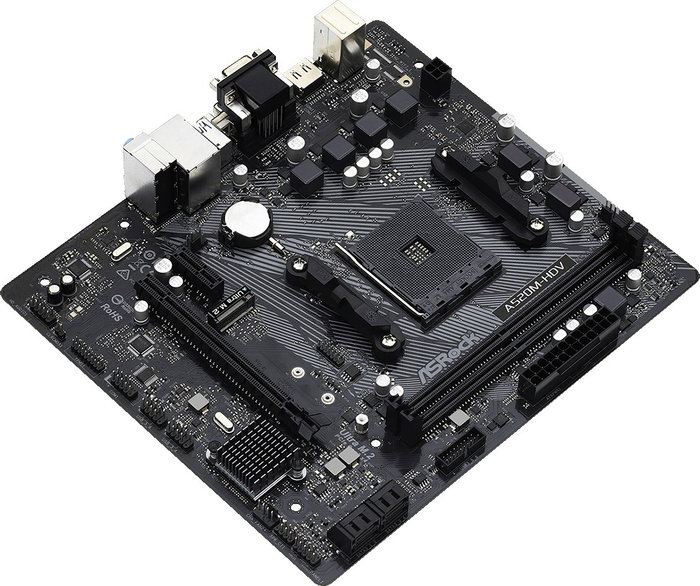 Asrock A520M-HDV Micro ATX AMD AM4 DDR4 Asrock A520M-HDV Micro ATX AMD AM4 DDR4