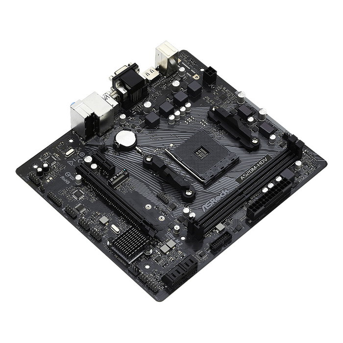 Asrock A520M-HDV Micro ATX AMD AM4 DDR4 Asrock A520M-HDV Micro ATX AMD AM4 DDR4