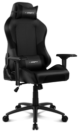 DRIFT Silla Gaming DR250 Asiento Acolchado Tapizado Negro, Carbono