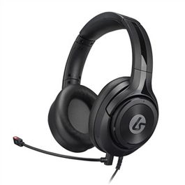 Lucid Sound LS10P Auricular Gaming con Cable para PlayStation Negro, PS5 y PS4, Micrófonos Duales, 50mm, Comodidad Gafas