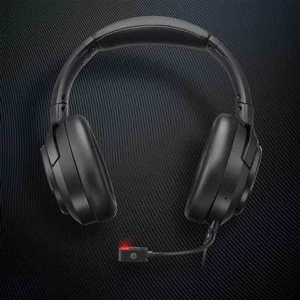 Lucid Sound LS10P Auricular Gaming con Cable para PlayStation Negro, PS5 y PS4, Micrófonos Duales, 50mm, Comodidad Gafas