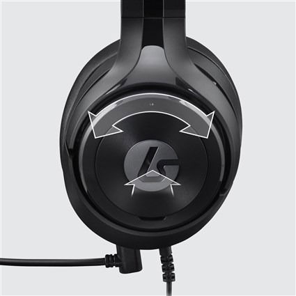 Lucid Sound LS10P Auricular Gaming con Cable para PlayStation Negro, PS5 y PS4, Micrófonos Duales, 50mm, Comodidad Gafas