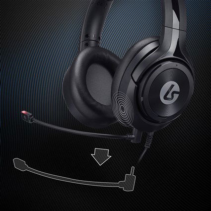 Lucid Sound LS10P Auricular Gaming con Cable para PlayStation Negro, PS5 y PS4, Micrófonos Duales, 50mm, Comodidad Gafas