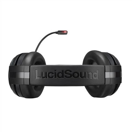 Lucid Sound LS10P Auricular Gaming con Cable para PlayStation Negro, PS5 y PS4, Micrófonos Duales, 50mm, Comodidad Gafas