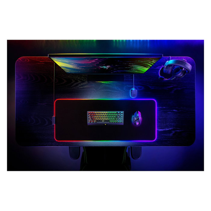 Razer Strider Chroma Alfombrilla de ratón para juegos Negro Razer Strider Chroma Alfombrilla de ratón para juegos Negro