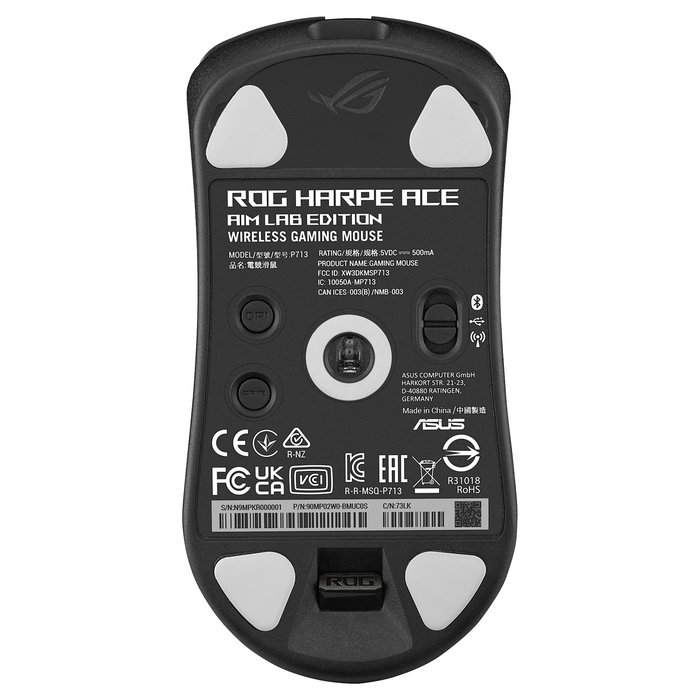 ASUS ROG Harpe Ace Aim Lab Edition Ratón Gaming Inalámbrico Óptico 36000 DPI Negro Ambidextro ASUS ROG Harpe Ace Aim Lab Edition Ratón Gaming Inalámbrico Óptico 36000 DPI Negro Ambidextro