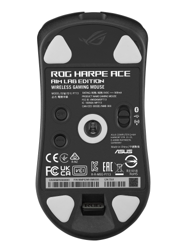 Asus ROG Harpe Ace Aim Lab Edition Ratón Inalámbrico RF + Bluetooth + USB Óptico 36000 DPI Negro