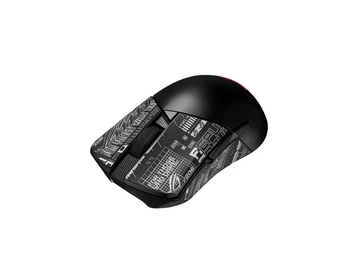 Asus ROG Gladius III Wireless AimPoint Gaming - Ratón Óptico Inalámbrico con Bluetooth y USB Type-A 36000 DPI para Mano Derecha Negro