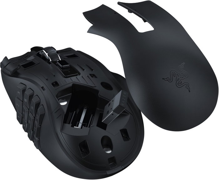 Razer Naga V2 HyperSpeed Ratón Inalámbrico Ergonómico para Gaming Negro