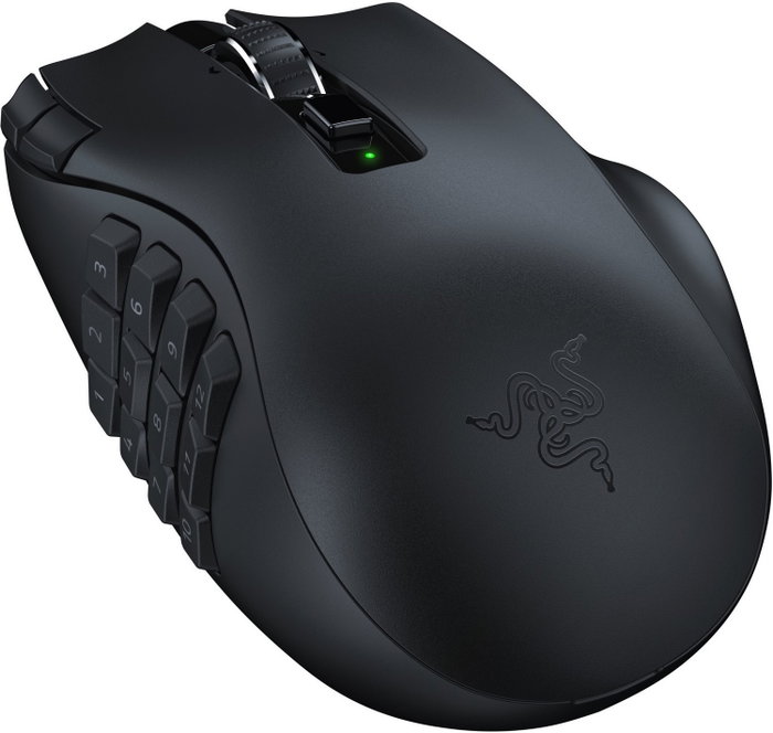 Razer Naga V2 HyperSpeed Ratón Inalámbrico Ergonómico para Gaming Negro