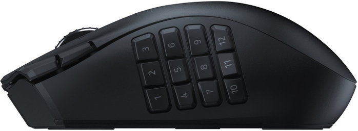 Razer Naga V2 HyperSpeed Ratón Inalámbrico Ergonómico para Gaming Negro