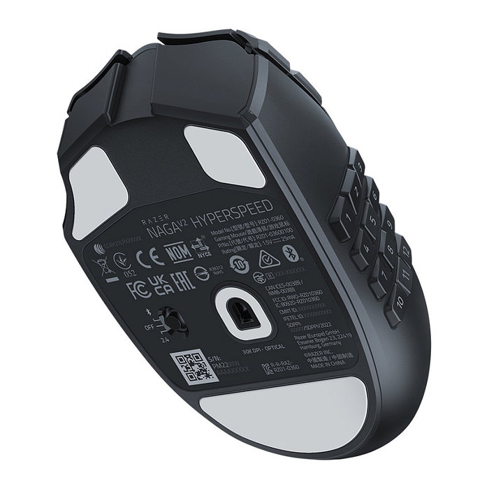 Razer Naga V2 HyperSpeed Ratón Gaming Inalámbrico 30000 DPI Negro Razer Naga V2 HyperSpeed Ratón Gaming Inalámbrico 30000 DPI Negro