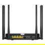 Cudy LT500 Router Wi-Fi Mesh AC1200 4G LTE Cat4, Doble Banda (2.4 GHz/5 GHz), 4 Antenas, 4 Puertos LAN, Negro