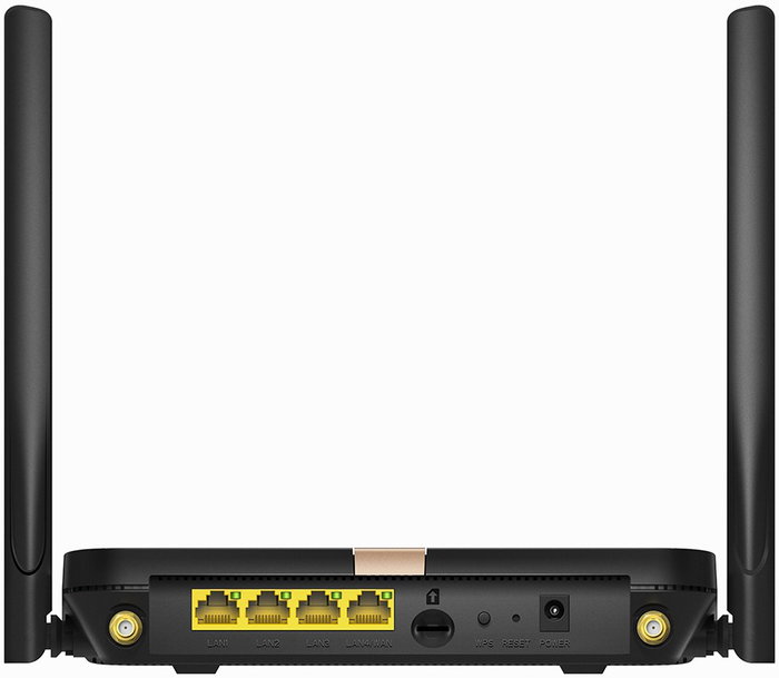 Cudy LT500D Router Inalámbrico 4G LTE Doble Banda Negro