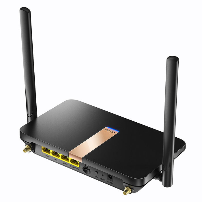 Cudy LT500D Router Inalámbrico 4G LTE Doble Banda Negro