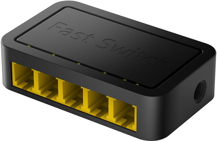Cudy FS105D Switch de escritorio de 5 puertos Fast Ethernet 10/100 Mbps Blanco