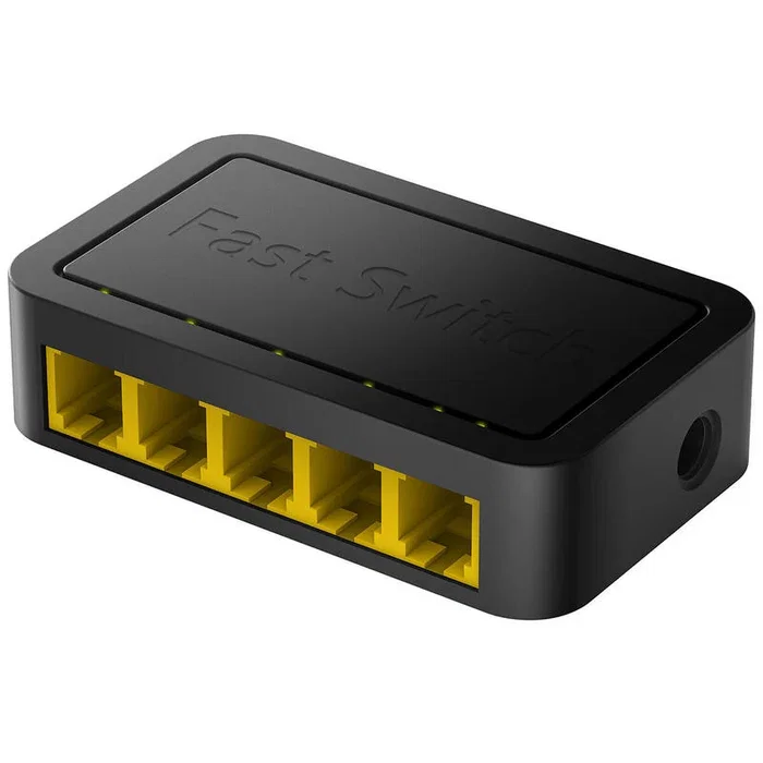 Cudy FS105D Switch Fast Ethernet 5 Puertos Negro Cudy FS105D Switch Fast Ethernet 5 Puertos Negro