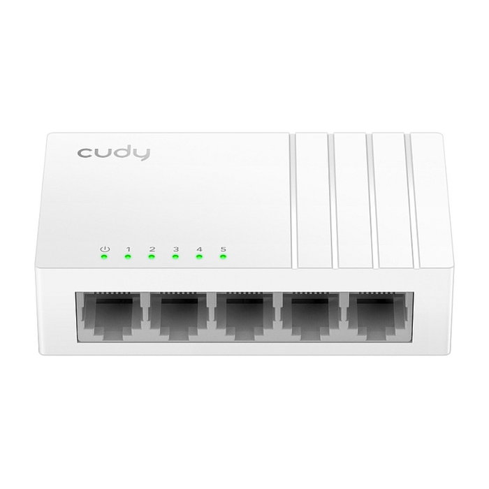Cudy FS105D Switch de escritorio de 5 puertos Fast Ethernet 10/100 Mbps Blanco