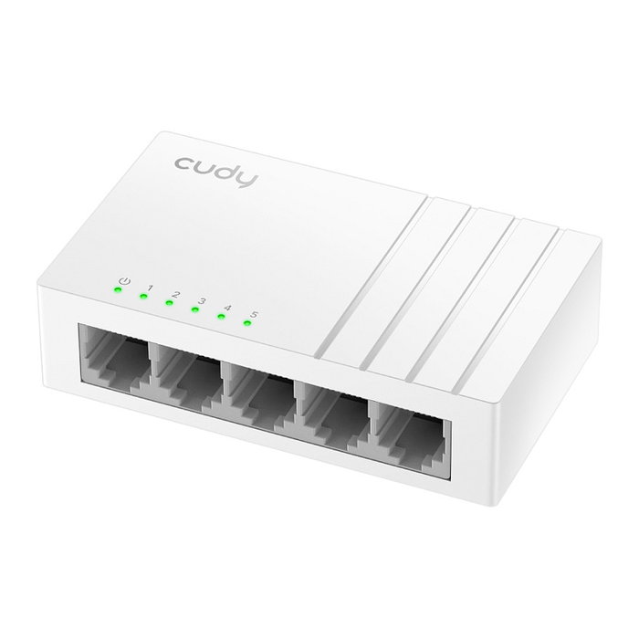 Cudy FS105D Switch de escritorio de 5 puertos Fast Ethernet 10/100 Mbps Blanco