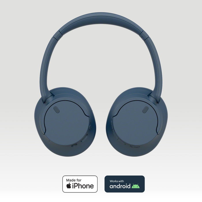Sony WH-CH720N Auriculares Inalámbricos con Cancelación de Ruido, Azul