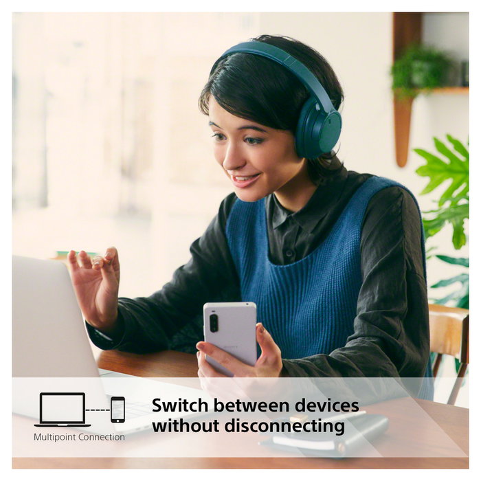 Sony WH-CH720N Auriculares Inalámbricos con Cancelación de Ruido - Azul
