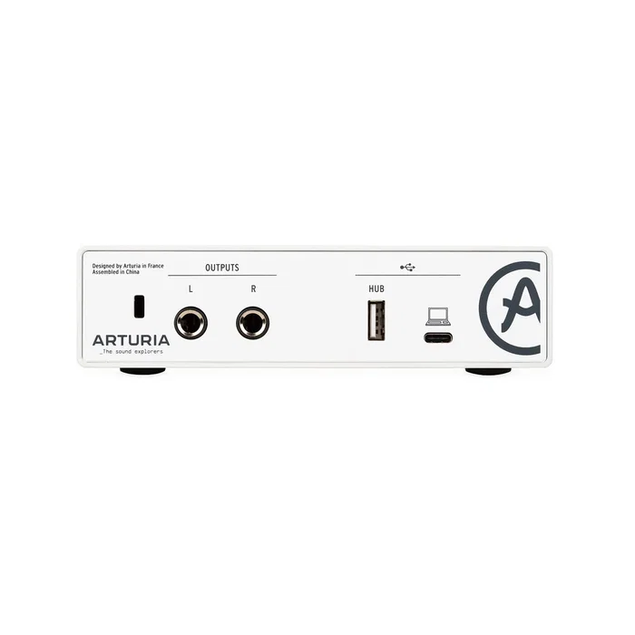 Arturia Minifuse 1 Interfaz de Audio USB Compacta para Grabación de Voz, Guitarra y Sintetizadores - Color Blanco