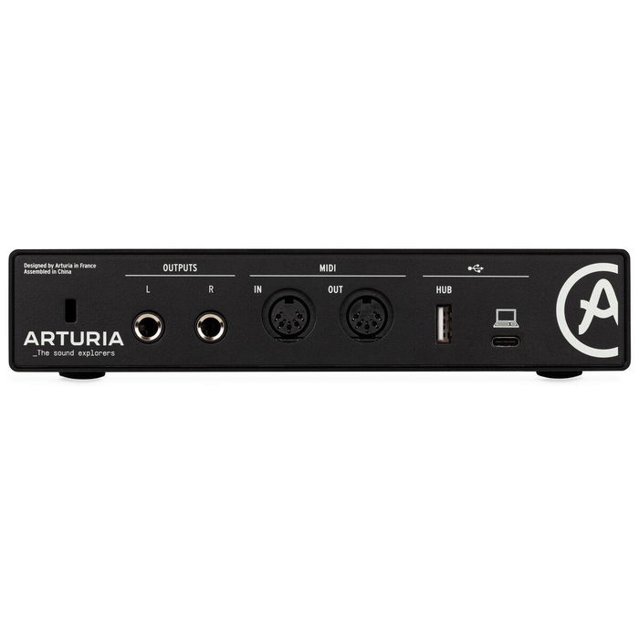 Arturia Minifuse 2 Interfaz USB para Grabación de Voz Guitarra Sintetizadores Color Negro