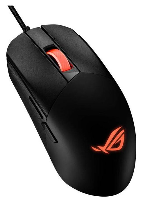 Asus ROG Strix Impact III Ratón Gaming Láser RGB 12000 DPI USB Negro