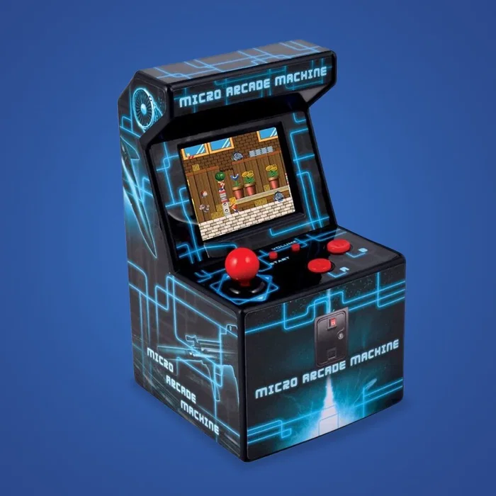 Blade DC1329 Mini Consola Arcade Portátil 240 Juegos Retro 16 Bits, Pantalla TFT 2.5", Alimentación 3x Pilas AA
