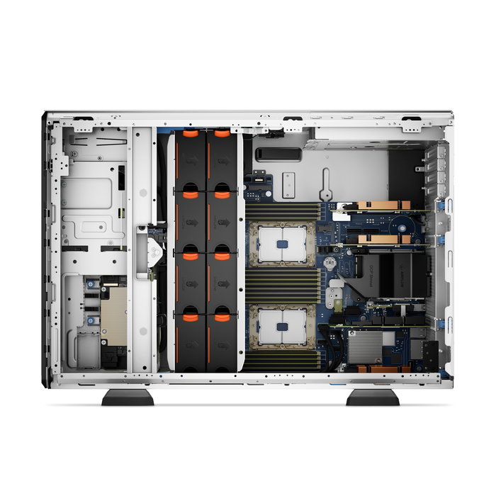 Dell 4309Y PowerEdge T550 - Servidor Torre, Intel Xeon Silver 4309Y (2.8 GHz), 16 GB RAM DDR4, 480 GB SSD SATA, RAID PERC H355, 600W, sin Sistema Operativo