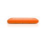 LaCie Rugged Mini USB 3.0 2TB Disco Duro Externo Portátil Resistente a Golpes, Agua y Polvo - Naranja y Plata